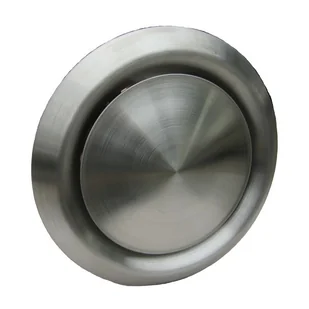 Darco Anemostat 100 mm chromoniklowy z ramką - Rury i kanały wentylacyjne - miniaturka - grafika 1