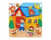 Układanki dla dzieci - Brimarex Układanka Drewniana Do Nauki Wiązania 5831_JIBRMZ0UB032923 [6673294] - miniaturka - grafika 1