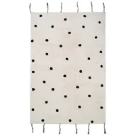 Dywany dla dzieci - Dywan kremowy w czarne kropki Numi Black 100x150 - miniaturka - grafika 1