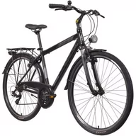 Rowery - Rower trekkingowy INDIANA X-Road 1.0 M23 28 cali męski Czarny  | Raty - miniaturka - grafika 1