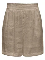 Spodenki damskie - ONLY Szorty w kolorze beżowym - miniaturka - grafika 1