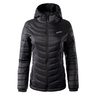 Damska Kurtka pikowana HI-TEC LADY NEVA 208756-BLACK – Czarny - Kurtki damskie - miniaturka - grafika 1