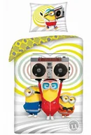 Pościel dla dzieci - Halantex Pościel bawełniana licencyjna Minionki 140x200 music - miniaturka - grafika 1