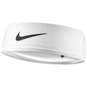 Ozdoby do włosów - Nike Dri-FIT Fury Classic Headband N1011706-127, Kobieta/Mężczyzna, Opaska na głowę, Biały - miniaturka - grafika 1