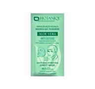Maseczki do twarzy - BIOTANIQE ALOE VERA NAWILŻAJĄCO-KOJĄCA MASKA NA TKANIENIE 15ML - miniaturka - grafika 1