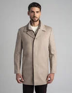 Płaszcze damskie - Wełniany płaszcz serre beżowy - miniaturka - grafika 1