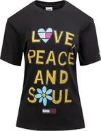 Koszulki i topy damskie - Tommy Hilfiger Koszulka damska Tommy Hilfiger DW0DW11291-BDS - S - miniaturka - grafika 1