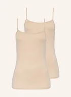 Koszulki i topy damskie - Schiesser Topy Modal Essentials, 2 Szt. beige - miniaturka - grafika 1