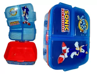 SONIC Pudełko Organizer  Lunchbox 4 komory - Lunch boxy - miniaturka - grafika 1