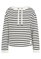 Swetry damskie - Betty & Co Damski sweter 2885/3072, krótki rękaw 1/2, kremowy/czarny, 42 (DE), kremowy/czarny. - miniaturka - grafika 1