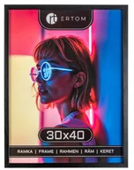 Ramki na zdjęcia - Ramka na zdjęcie ALPINA 30x40 RAMKA Czarna - miniaturka - grafika 1