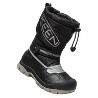 Śniegowce damskie - Dziecięce Śniegowce KEEN SNOW TROLL WP KE-1026756 – Czarny - miniaturka - grafika 1