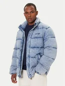 Kurtki męskie - Guess Jeans Kurtka zimowa M5BL0Q D6181 Niebieski Regular Fit - miniaturka - grafika 1