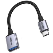 Adaptery i przejściówki - UGREEN Adapter OTG USB USB typ C UGREEN US378 Szary - miniaturka - grafika 1