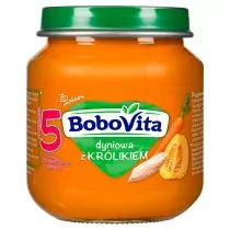 Nutricia POLSKA SP Z O.O BoboVita Obiad Dyniowa z królikiem po 5 miesiącu 125 g - Soki i herbatki dla dzieci - miniaturka - grafika 1