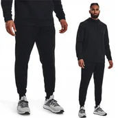 Dresy męskie - Spodnie Dresowe Męskie Under Armour Joggers 1373362 Czarne R. Xxxl - miniaturka - grafika 1
