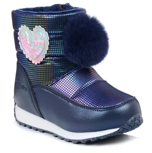 Śniegowce buty dziecięce zimowe Wojtyłko 23032-23 - Buty dla dziewczynek - miniaturka - grafika 1