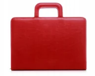 Teczki i aktówki - TECZKA KONFERENCYJNA BIWUAR A4 SOLOME CZERWONA - miniaturka - grafika 1