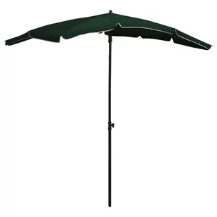 vidaXL Parasol ogrodowy na słupku, 200x130 cm, zielony 315552 - Parasole ogrodowe - miniaturka - grafika 1