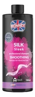 Szampony do włosów - Ronney Ronney Professional Shampoo Smoothing Silk Sleek 1000 ml - miniaturka - grafika 1