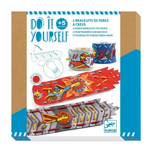Zrób to sam Djeco - bransoletki Supermoce - Prace ręczne dla dzieci - miniaturka - grafika 1