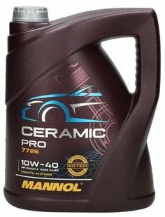 MANNOL 10W40 CERAMIC PRO 5L - Oleje silnikowe MANNOL 10W40 CERAMIC PRO 5L - Oleje silnikowe - miniaturka - grafika 1