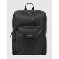 Plecaki - Plecak ze wzorem z logo - CK Calvin Klein - miniaturka - grafika 1