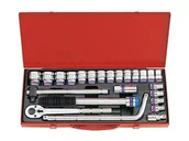 Zestawy narzędziowe - KING TONY Zestaw nasadek 4533MR, 1/2'', 6-kątne, 10-32 mm - miniaturka - grafika 1