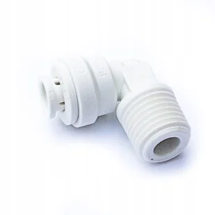 PP480821W John Guest kolanko szybkozłączka 1/4" x gwint zewnętrzny 1/8 NPTF - Akcesoria i części AGD - miniaturka - grafika 1