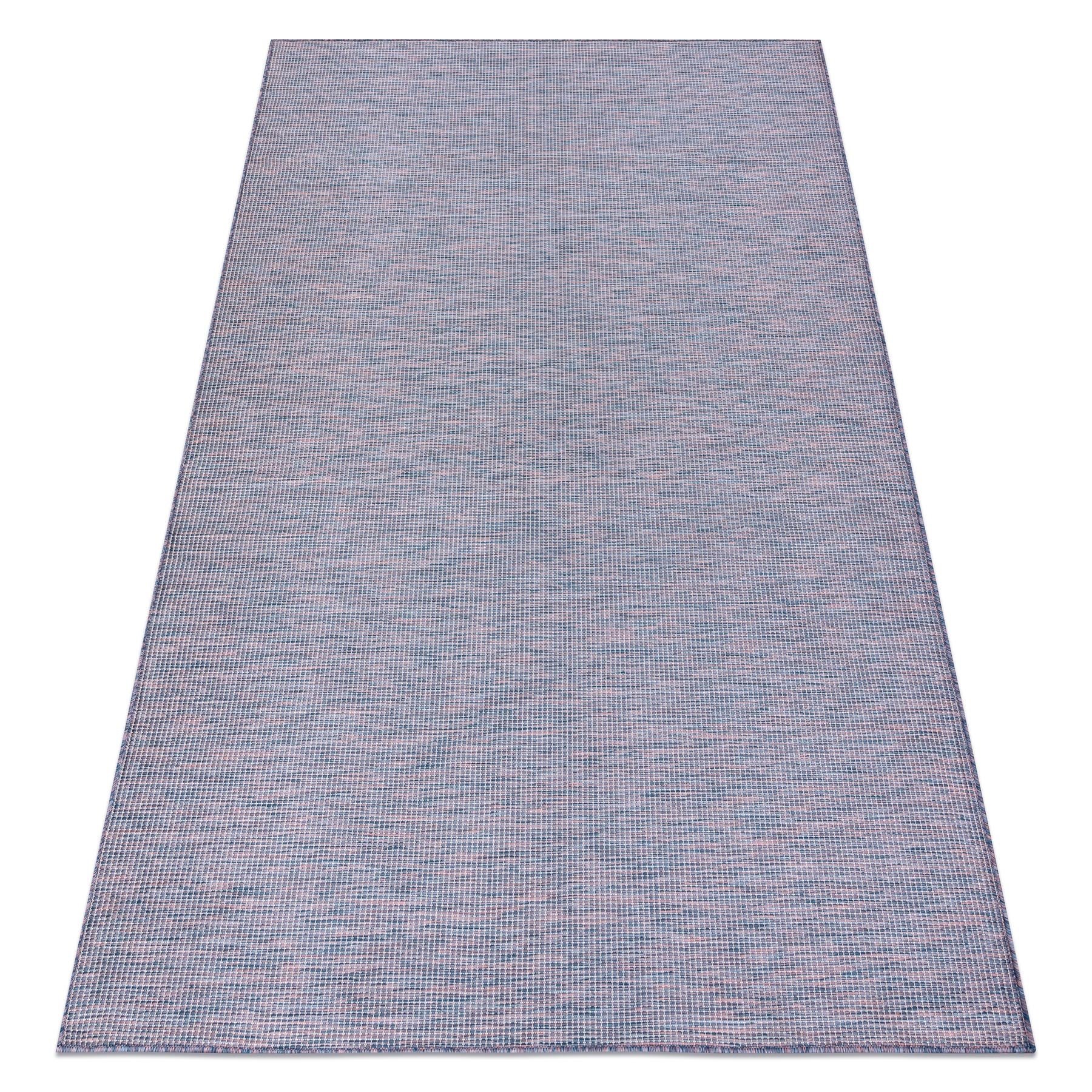 Dywan SZNURKOWY SIZAL płaskotkany PATIO 2778 niebieski / róż / beż wielokolorowy 175x270 cm