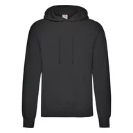 Bluzy męskie - Bluza męska z kapturem Hooded Sweat Fruit of the Loom - Czarny XXL - miniaturka - grafika 1
