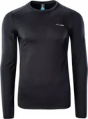 Bluzy sportowe męskie - Elbrus BIELIZNA BLUZA NADIM POLARTEC BLACK XL - miniaturka - grafika 1