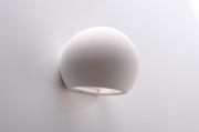 Lampy ścienne - Sollux Lighting Kinkiet ceramiczny GLOBE CAFÉ AU LAIT - miniaturka - grafika 1