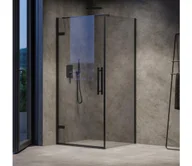 Kabiny prysznicowe - Ravak - Kabina prysznicowa COOL 90x90 cm czarna - miniaturka - grafika 1