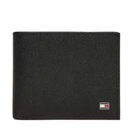 Portfele - Duży Portfel Męski Tommy Hilfiger Th Flag Mini Cc Wallet AM0AM13518 Czarny - miniaturka - grafika 1