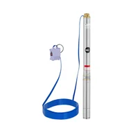 Pompy wodne - MSW Pompa głębinowa 70 mm / 2,75'' 3800 l/h 550 W kabel 50 m / wysokość podnoszenia 55 m stal nierdzewna - miniaturka - grafika 1