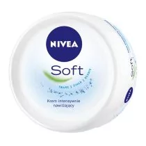 Nivea Soft krem intensywnie nawilżający z olejkiem jojoba i witaminą E 300ml - Kremy do twarzy - miniaturka - grafika 1