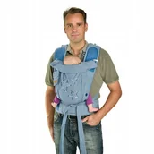 Nosidełka dla dzieci - Nosidełko ergonomiczne Bondolino niebieskie z gwiazdkami - miniaturka - grafika 1