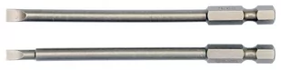 YATO Końcówki wkrętakowe 1/4, płaskie: 4x100mm; 5x100mm YT-0484 - Bity - miniaturka - grafika 4