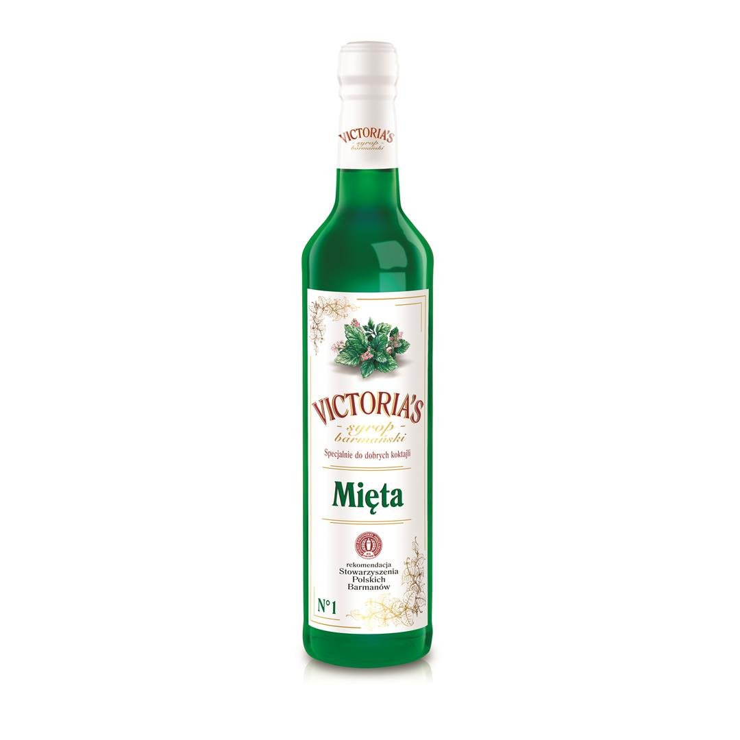 Syrop barmański, do drinków MIĘTA 490 ml