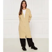 Swetry dla dziewczynek - Calvin Klein Jeans Kardigan | Regular Fit | z dodatkiem wełny - miniaturka - grafika 1