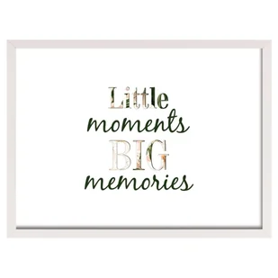 Obrazek Little moments 30x40cm - Wyposażenie pokoiku dziecięcego - miniaturka - grafika 1