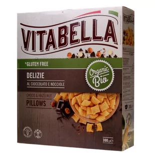 MOLINO NICOLI Poduszki owsiane z nadzieniem czekoladowym bezglutenowe BIO 300g - Vitabella 8000113009688 - Czekolada - miniaturka - grafika 1