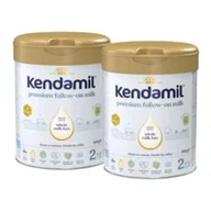 Mleko modyfikowane - Kendamil Premium 2 HMO+ Mleko następne dla niemowląt po 6. miesiącu, 2x800g >> 0zł za wysyłkę przy zakupach od 149 zł << - miniaturka - grafika 1