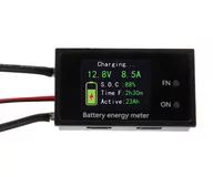 Podzespoły elektroniczne - Wskaźnik LCD napięcia/pojemności BG21 - miniaturka - grafika 1