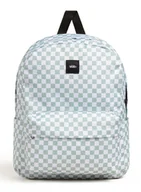 Plecaki - Plecak młodzieżowy Vans Old Skool Check Backpack - gray olive - miniaturka - grafika 1