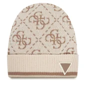 Czapki damskie - Czapka Guess V5BZ07 Z4230 Beżowy - miniaturka - grafika 1