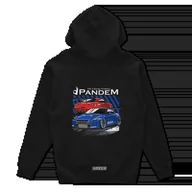 Odzież do sportów motorowych - Czarna bluza z kapturem Nissan Skyline R35 Pandem-3XL - miniaturka - grafika 1