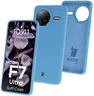 Etui i futerały do telefonów - Bizon Silikonowe etui Soft Case do Xiaomi POCO F7 Ultra, niebieskie - miniaturka - grafika 1