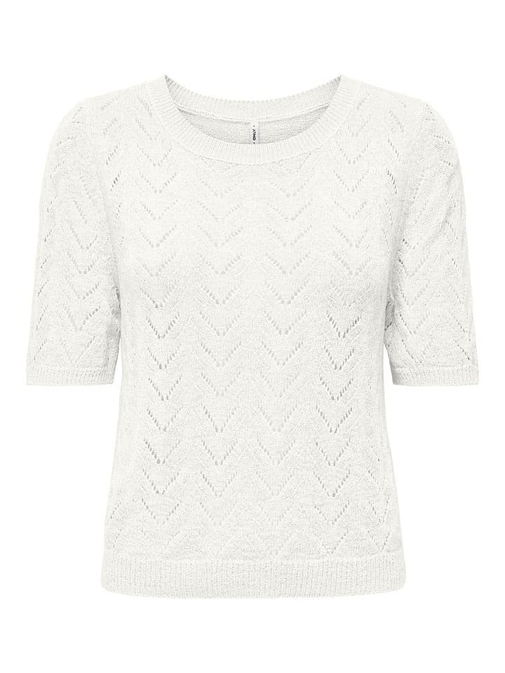 ONLY Sweter w kolorze białym